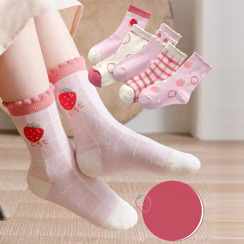 NEW  (1 set 5 psg ) Set kaos kaki bayi dan anak tebal premium