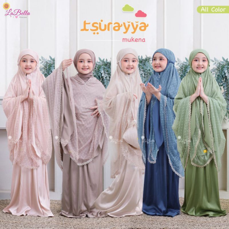 [ TSYURAYYA ] By Labella mukena tsyuraya Labella mukena anak mewah cantik tutu premium mukena sultan
