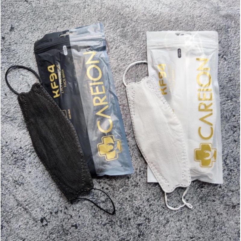 MASKER CAREION KF94 PUTIH & HITAM