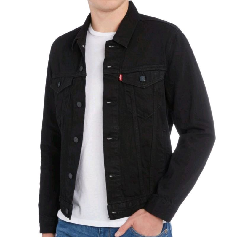 LEVIS JAKET JEANS PRIA SOBEK ATASAN DENIM LEPIS COWOK TERMURAH JAKET JEANS POLOS PRIA MODEL TERBARU 