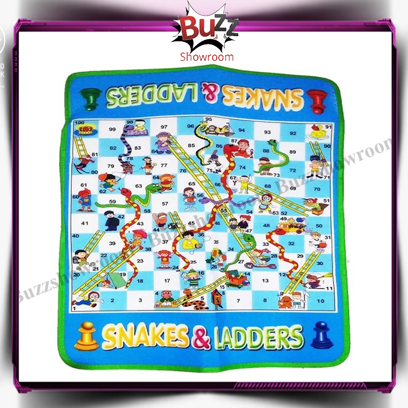 Ular Tangga Jumbo Snakes and Ladders Giant Game Mainan Anak Keluarga
