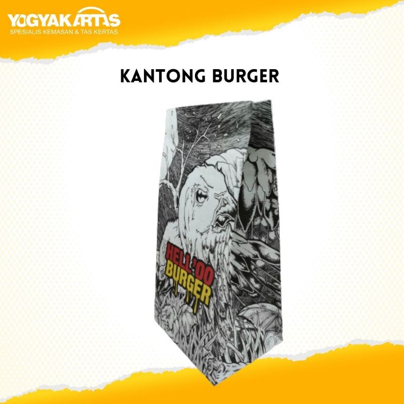 

Kantong Kertas Burger Custom