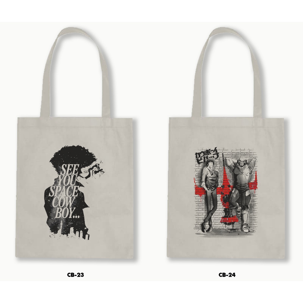 TOTE BAG BLACU - COWBOY BEBOP .02