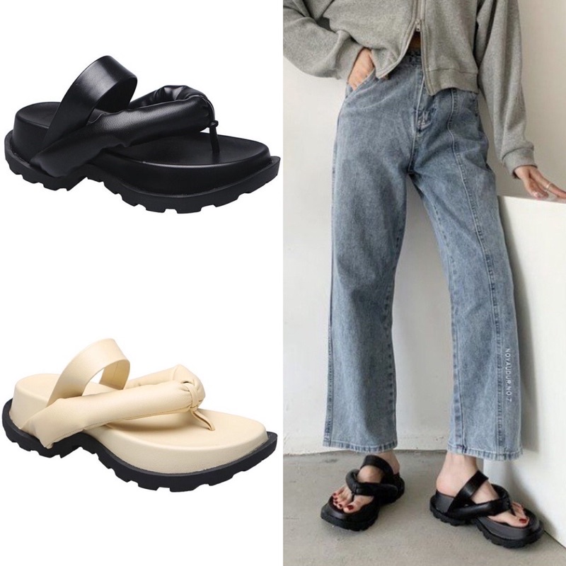 sandal ala korea wanita import / sandal jepit korea murah / sandal selebgram / sandal hangout murah