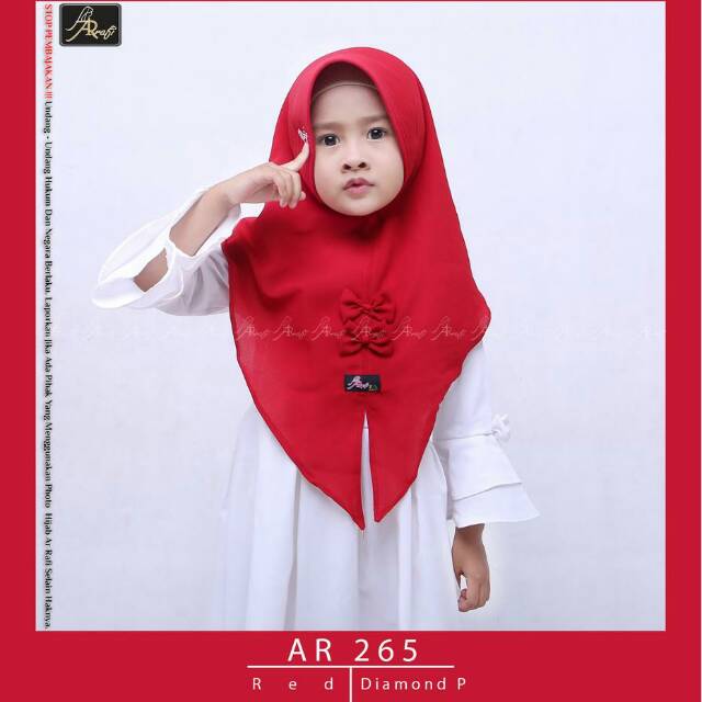 Hijab Arrafi kode AR 265 kids