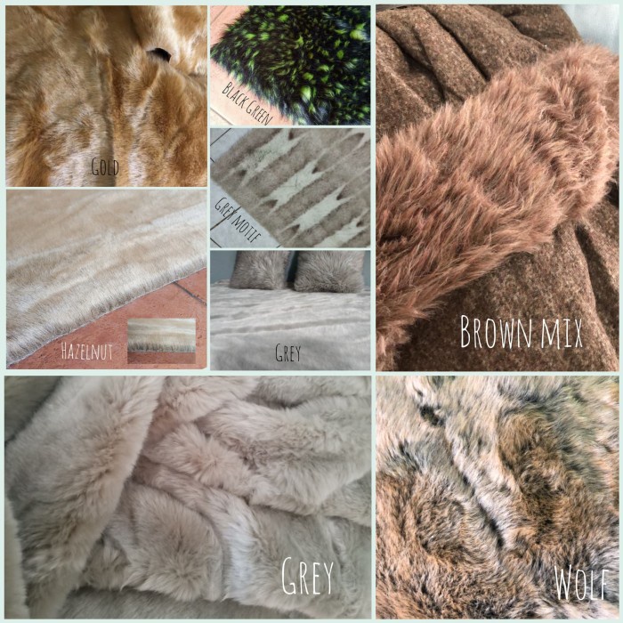 Kain/Karpet Bulu Korea - 100x150cm