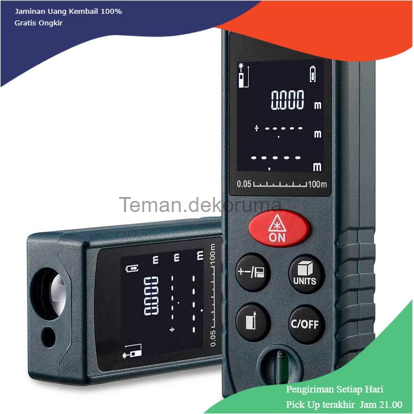 TD - PKK Pengukur Jarak Laser Distance Meter - KXL-D40/D100