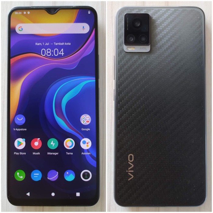 VIVO V20 2021 RAM 8/128 FULLSET MULUS NO MINUS