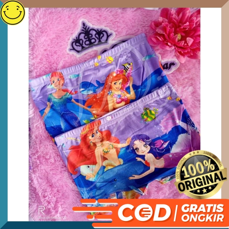 [Baru] Sot Anak Pendek Perempuan Karakter Ready kodeANK