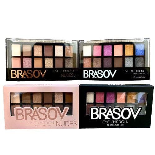 BRASOV Eyeshadow 12 Colors warna | palet eye shadow BPOM