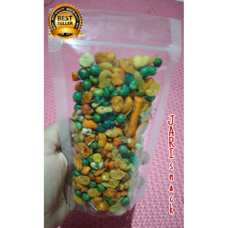 

[45gram] kacang campur / kacang mix / kacang jaipong / cemilan murah / JARIsnack