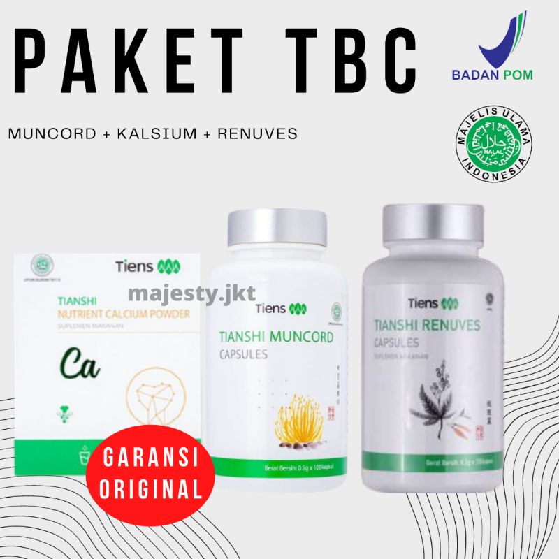 Suplemen TB PARU TB KELENJAR TBC Original | Obat Herbal Tb Paru