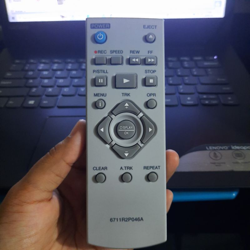 REMOTE REMOT DVD LG PLAYER 6711R2P046A ORIGINAL ASLI