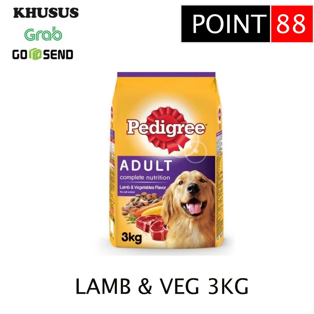 Pedigree Lamb 3kg (Grab/Gosend)