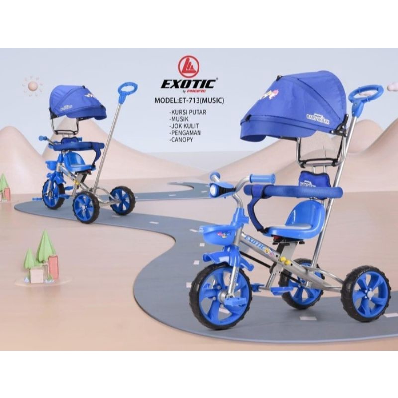 SEPEDA ANAK RODA 3 EXOTIC TRICYCLE ET-713