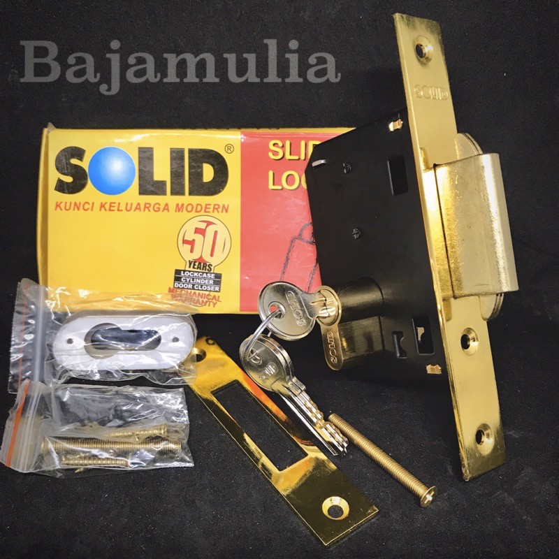 body kunci solid / body kait / body kunci sliding / sliding lockcase / mortise lock sliding / body k
