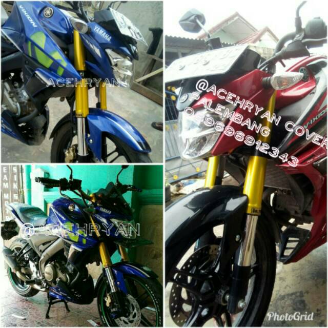 Cover sock/shock VIXION  R VVA NVL/NVA +stiker OHLINS