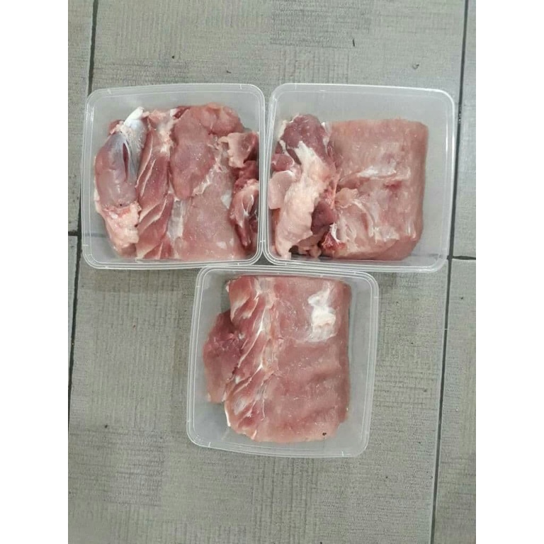 

POICIAN / DAGING BABI KARBONAT BARU POTONG DI FROZEN