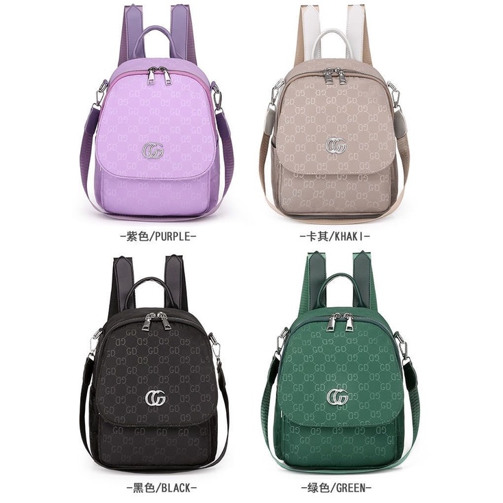 EL 6168 RISCE TAS RANSEL NYLON MULTIFUNGSI IMPORT WANITA CEWEK PEREMPUAN JAKARTA BATAM