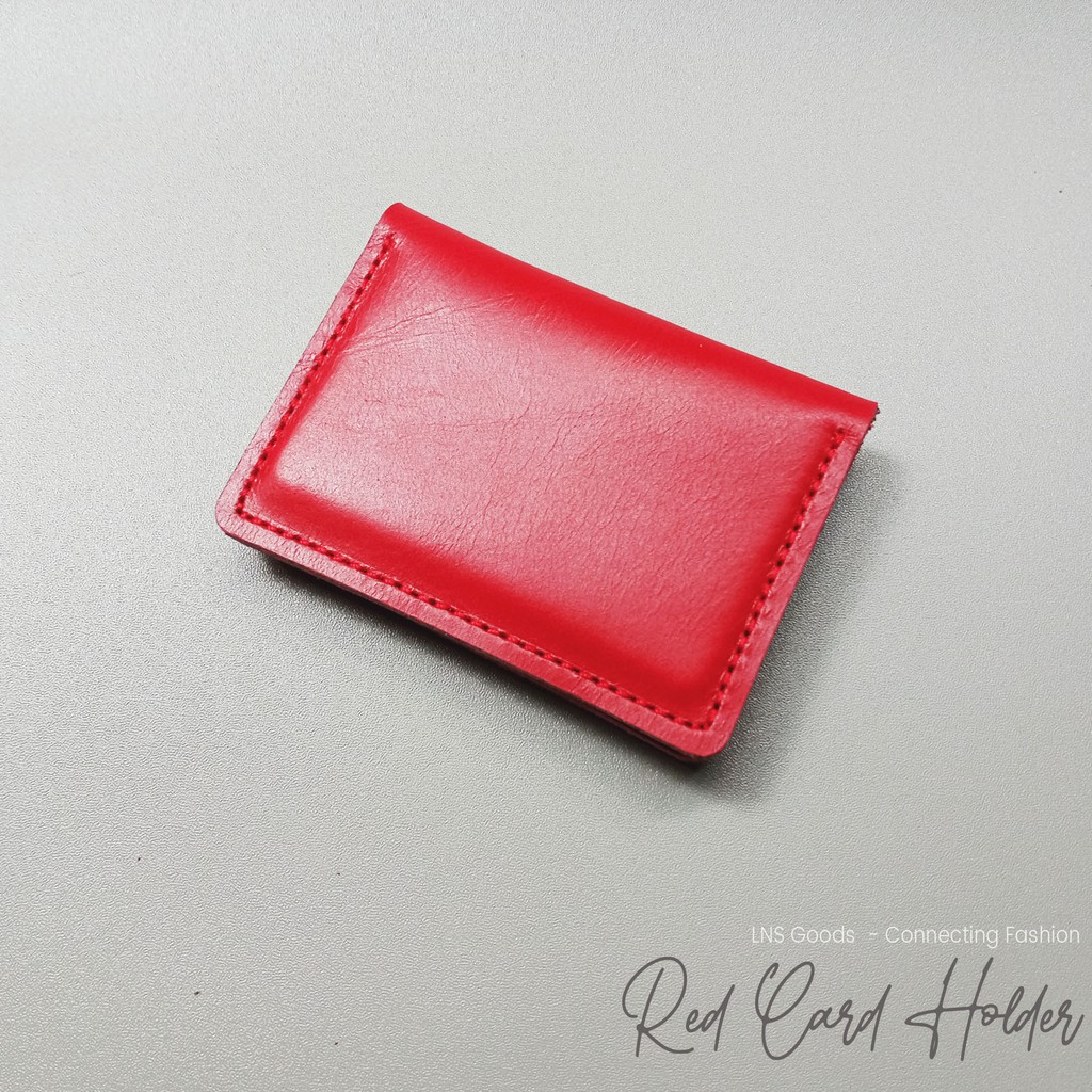 Dompet KArtu Card Holder Kulit Asli Tempat Uang Lipat