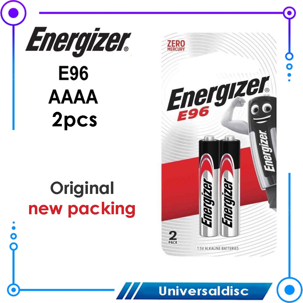 Baterai Alkaline Energizer AAAA E96 A4 4A batre battery - ENG-E96BP2