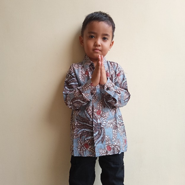 (bisa Cod) Kemeja Batik Anak Cowok//baju Batik Anak Cowok//batik Anak Laki Laki// Kemeja Anak Modern