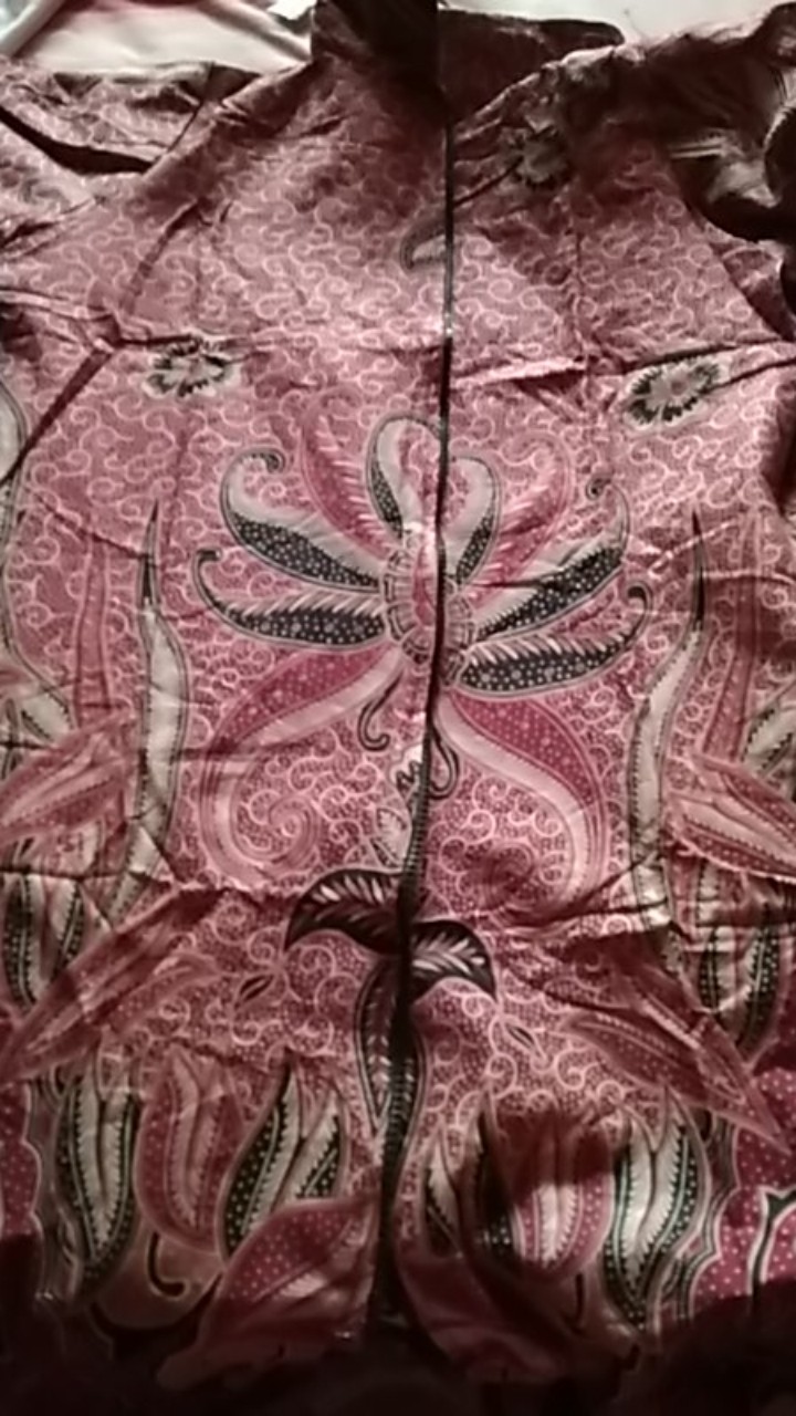 Ramabatik - (cod) Tunik Batik Wanita Zipper Depan Terbaru M,l,xl,xxl Dan Jumbo