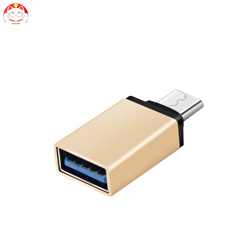 Adapter OTG Konverter Tipe C ke USB 3.0 untuk Samsung Huawei P20