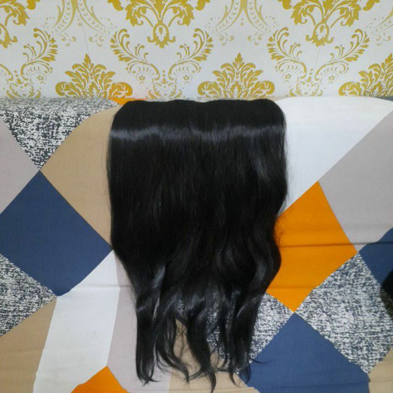 Preloved rambut palsu sambung hairclip 65 cm
