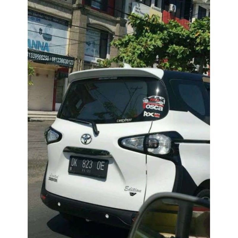 Spoiler Toyota Sienta Plus Warna