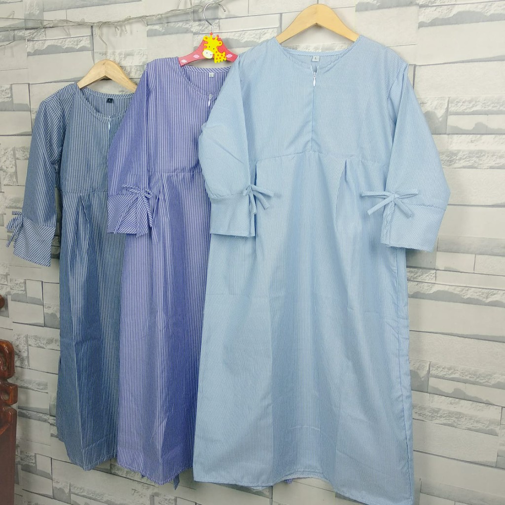 Gamis katun anak tanpa kerudung untuk 345thn