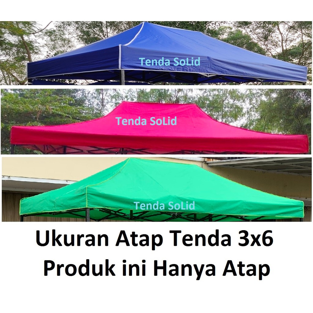 Terpal Atap Tenda Lipat 3x6