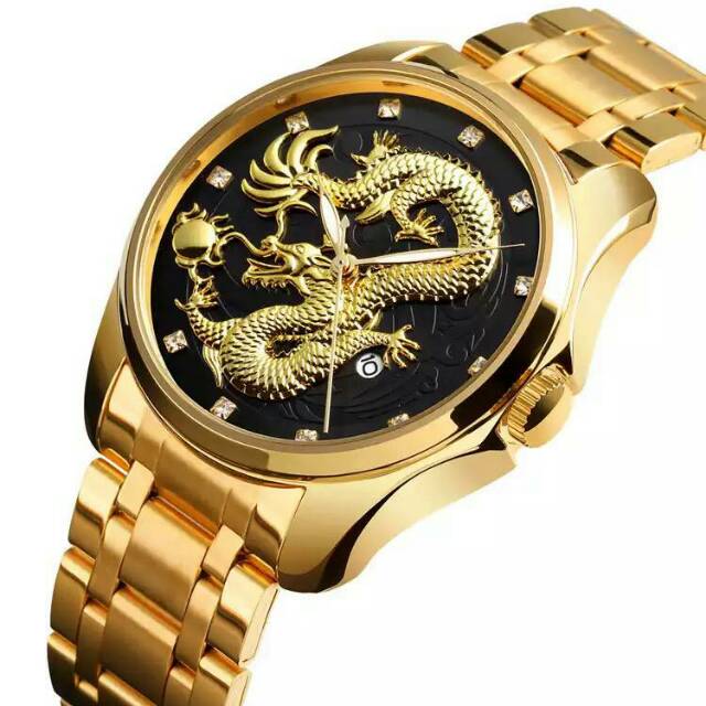 JAM TANGAN PRIA SKMEI 9193 DRAGON ORIGINAL TAHAN AIR