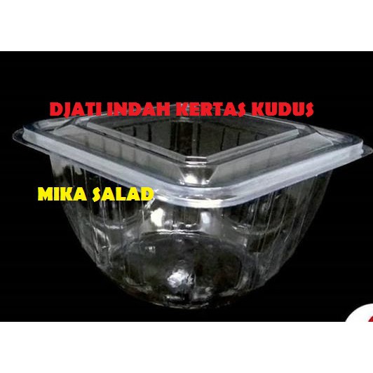 BAGUS SEKALI!!! MIKA  SALAD/ES KEPAL/MANGKOK PLASTIK 500ML ISI 25 PCS