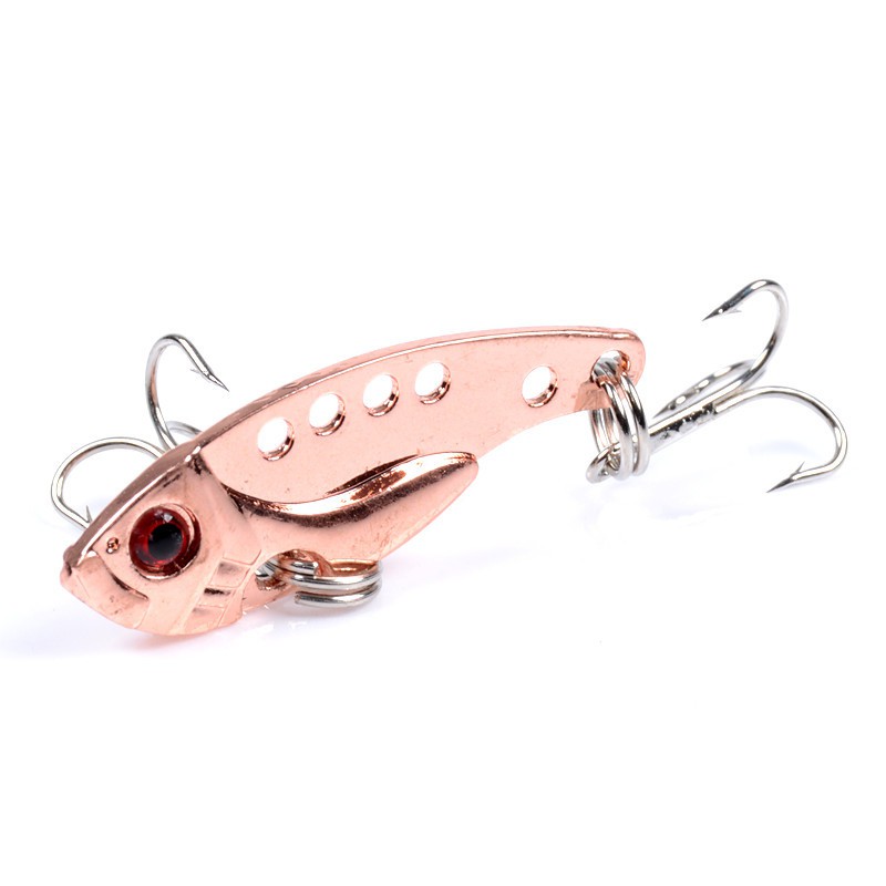 4Pcs VIB Sinking Umpan Pancing Fishing Lure 3.5cm 3.5g Swimbait Bass Wobbler Hard Bait Memancing Tackle