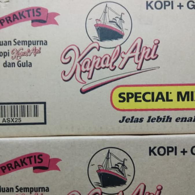 

Kopi Kapal Api Special Mix Sachet 25g - 1 Dus