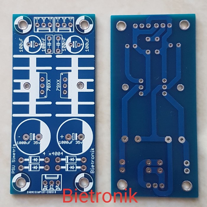 PCB PSU TEG.SIMETRIS 78XX 79XX Dauble Layer