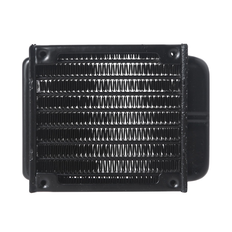 Bt 80mm 10tabung Radiator Pendingin Air Komputer G1/4Perempuan Drat Pembuangan Panas Untuk Komputer PC CPU Air Cool Syste