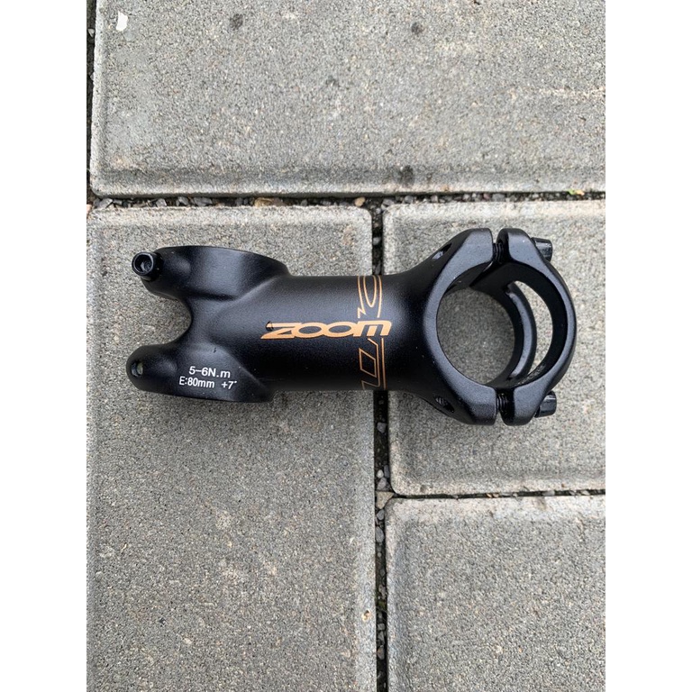 TERMURAH!!! Stem Sepeda MTB / Balap / Fork 28.6mm Stang 31.8mm ZOOM Hitam / Realpict