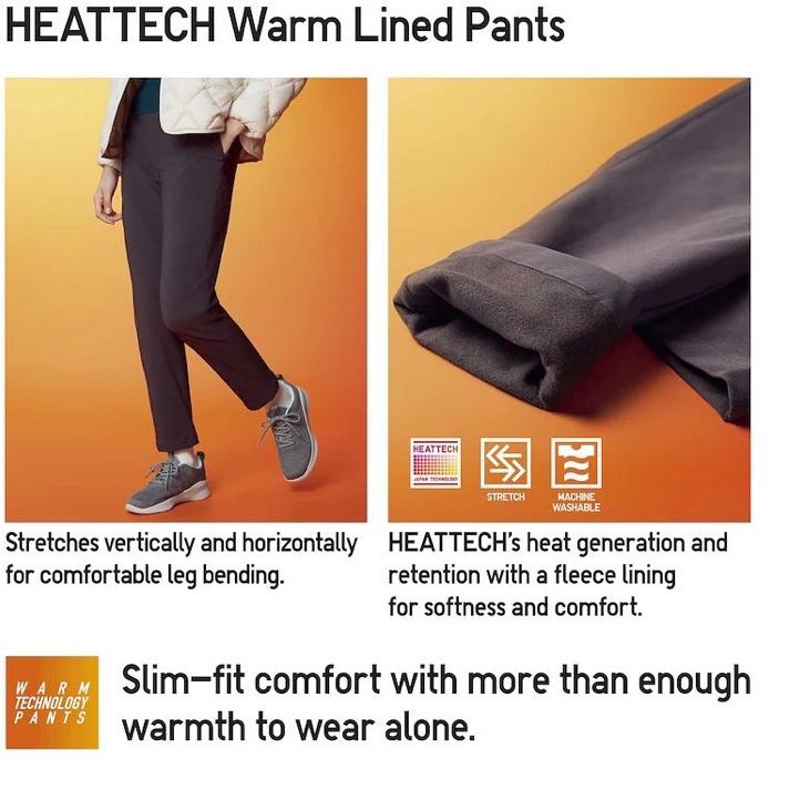 Paling Diminati Uniqlo Heattech Warm Linen Pants