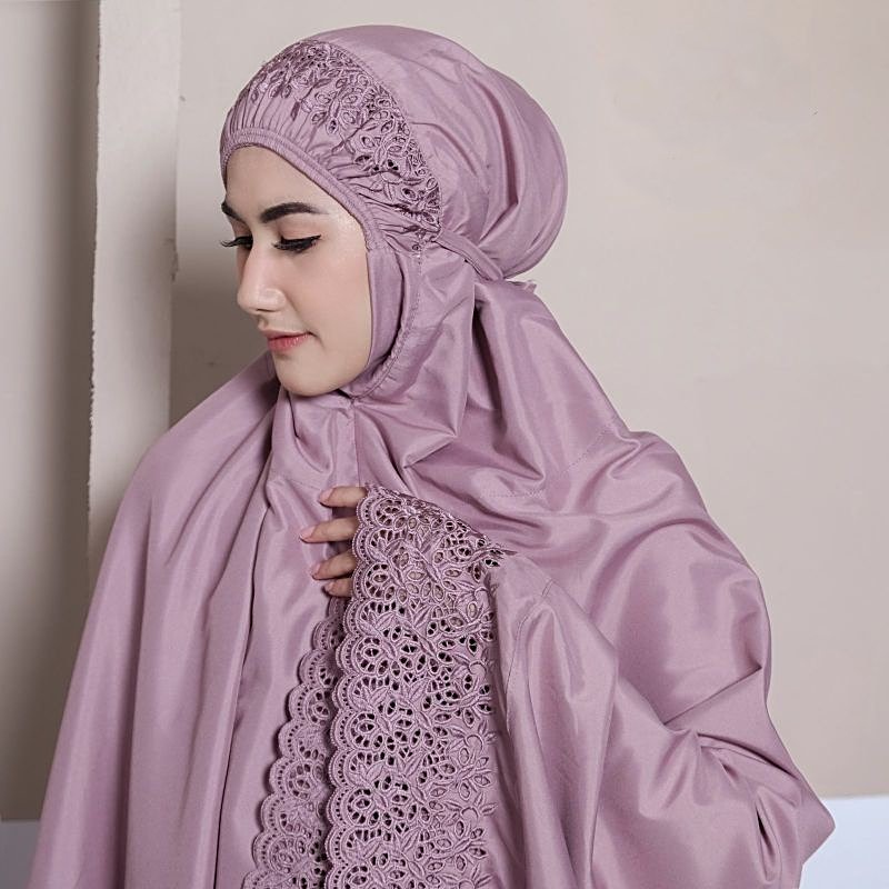 Mukena Jumbo Premium KHADIJAH Renda ARNISA