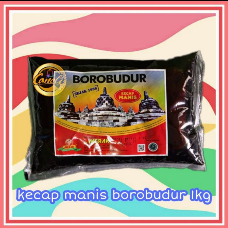 

kecap manis borobudur refill 1 liter/1 ltr/1000 ml