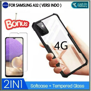 Soft Case Samsung A32 4G ( 6.4 inch ) Bonus Tempered Glass