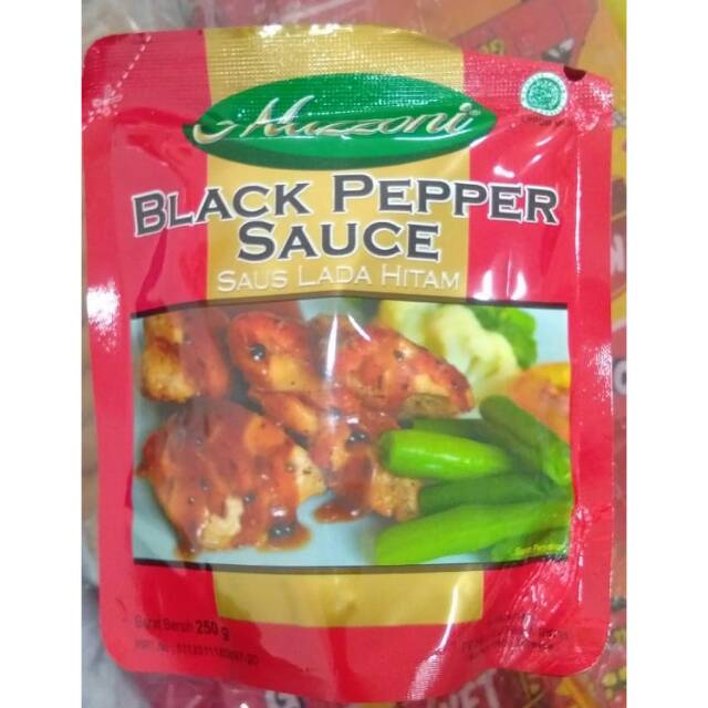 

MAZZONI Black Pepper Sauce (Saus Lada Hitam) 250gr