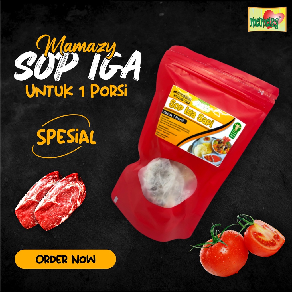 

Sop Iga Frozen Mamazy instan untuk 1 porsi