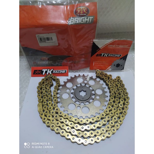 gear set tk racing type 415 rxk fizr jupiter z vega lama vega new mx 135 ukuran 33 34 35 36 37 38 39