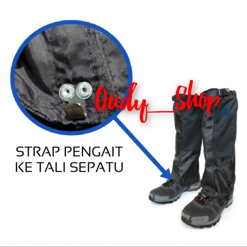 Gaiter Gunung Waterproof Pelindung Kaki Sepatu Geter Keren Perlengkapan Naik Gunung Gaiter Murah