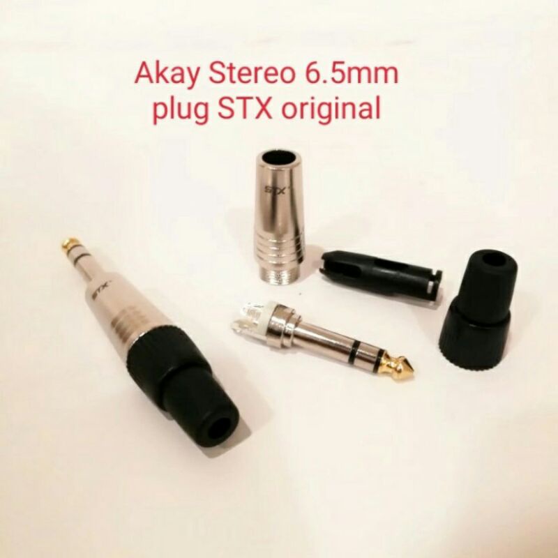 Jack akay stereo Jek akai stereo 6.5mm STX gold
