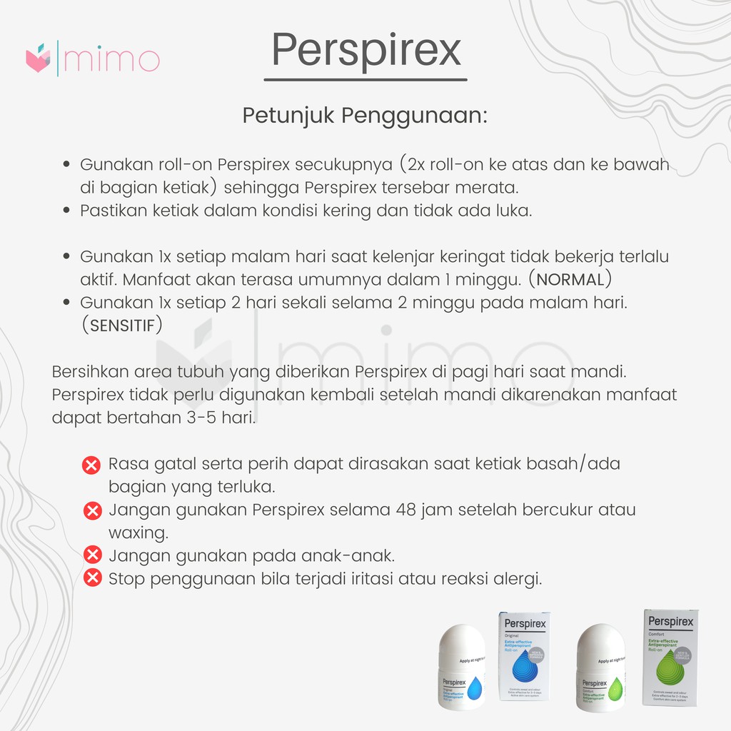 PERSPIREX Deodorant (TERMURAH)