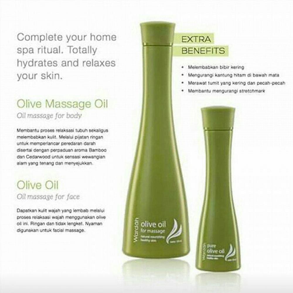 Wardah Olive Oil For Massage 150ml Shopee Indonesia